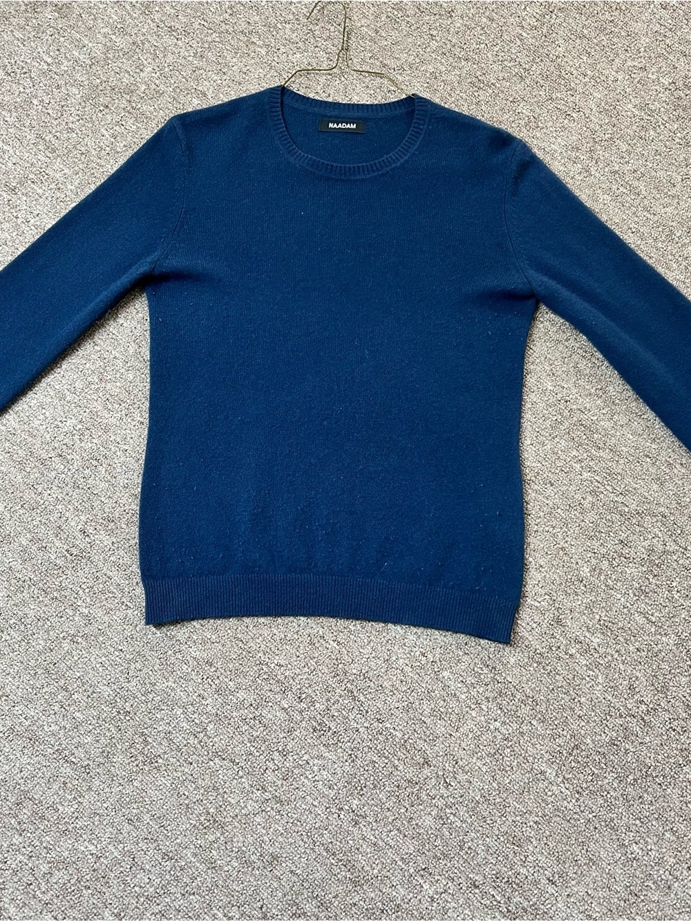 NAADAM Women’s Crewneck Sweater in Deep Navy